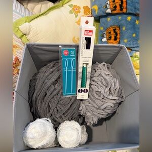 Yarn and crochet kit